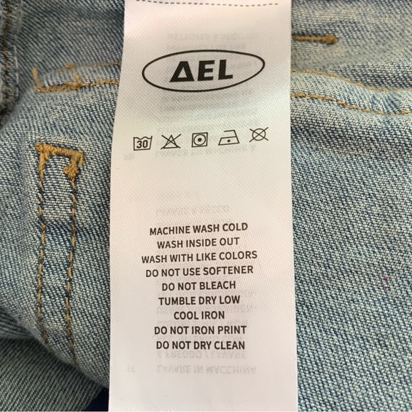 Aelfric Eden Jeans Sz 28 Blue Bootcut Flare Fringe Y2K Festival Boho Streetwear - Picture 2 of 10